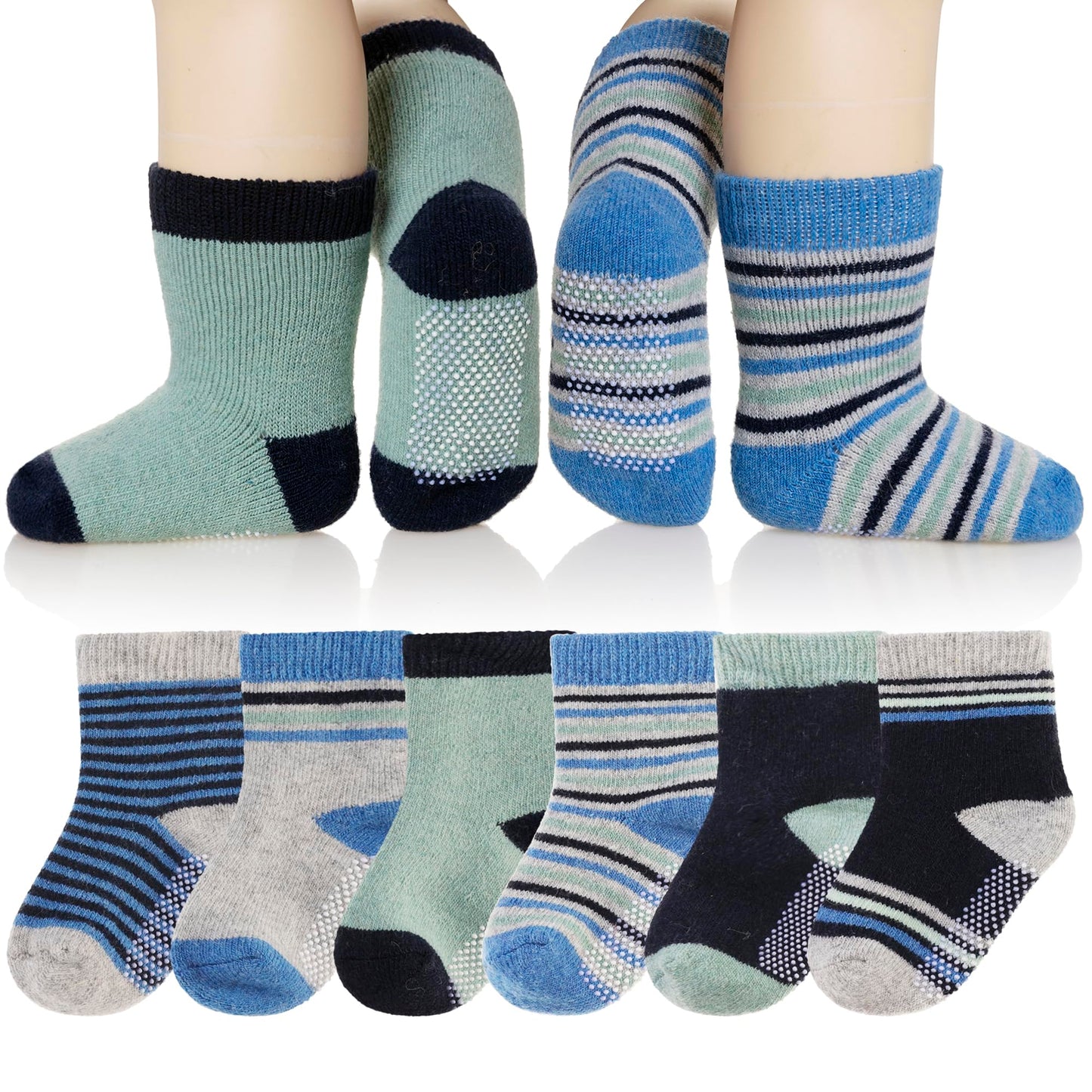 Eyean Baby Wool Grip Sock