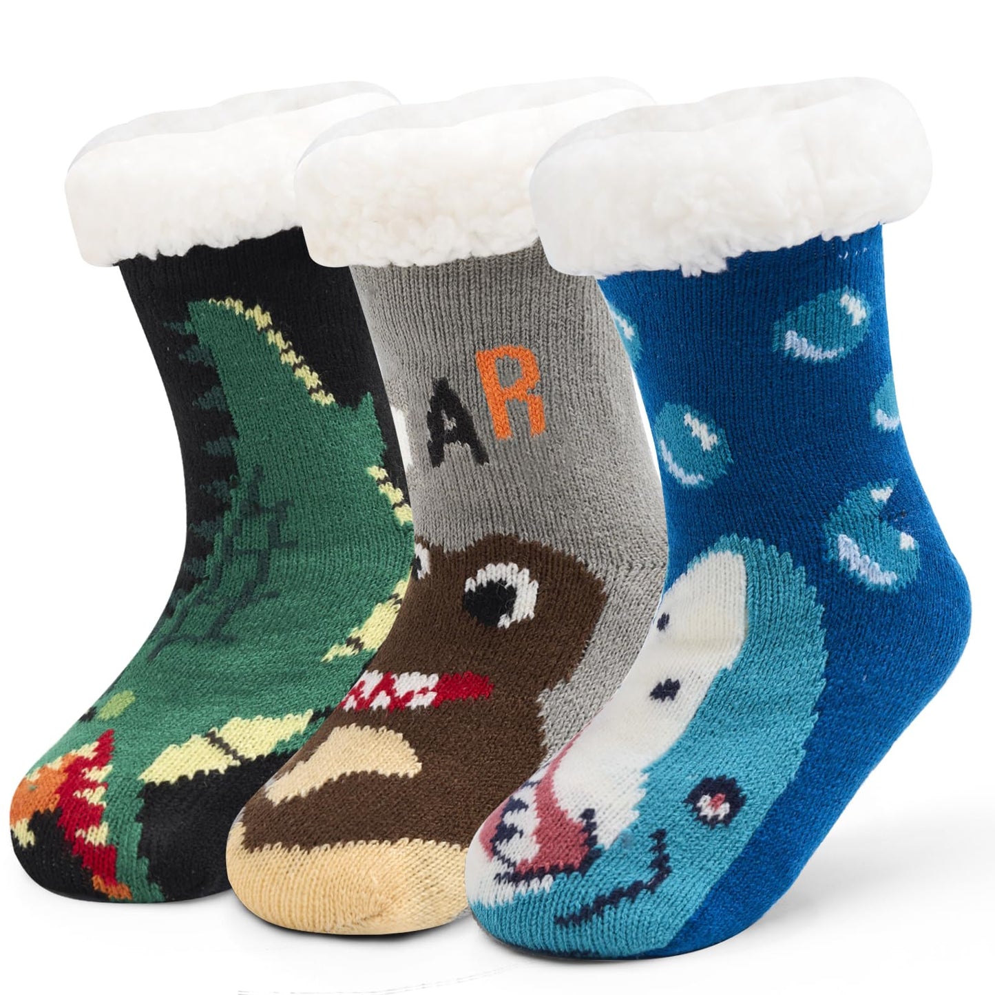 Moon Tree 3 Pack Fuzzy Socks