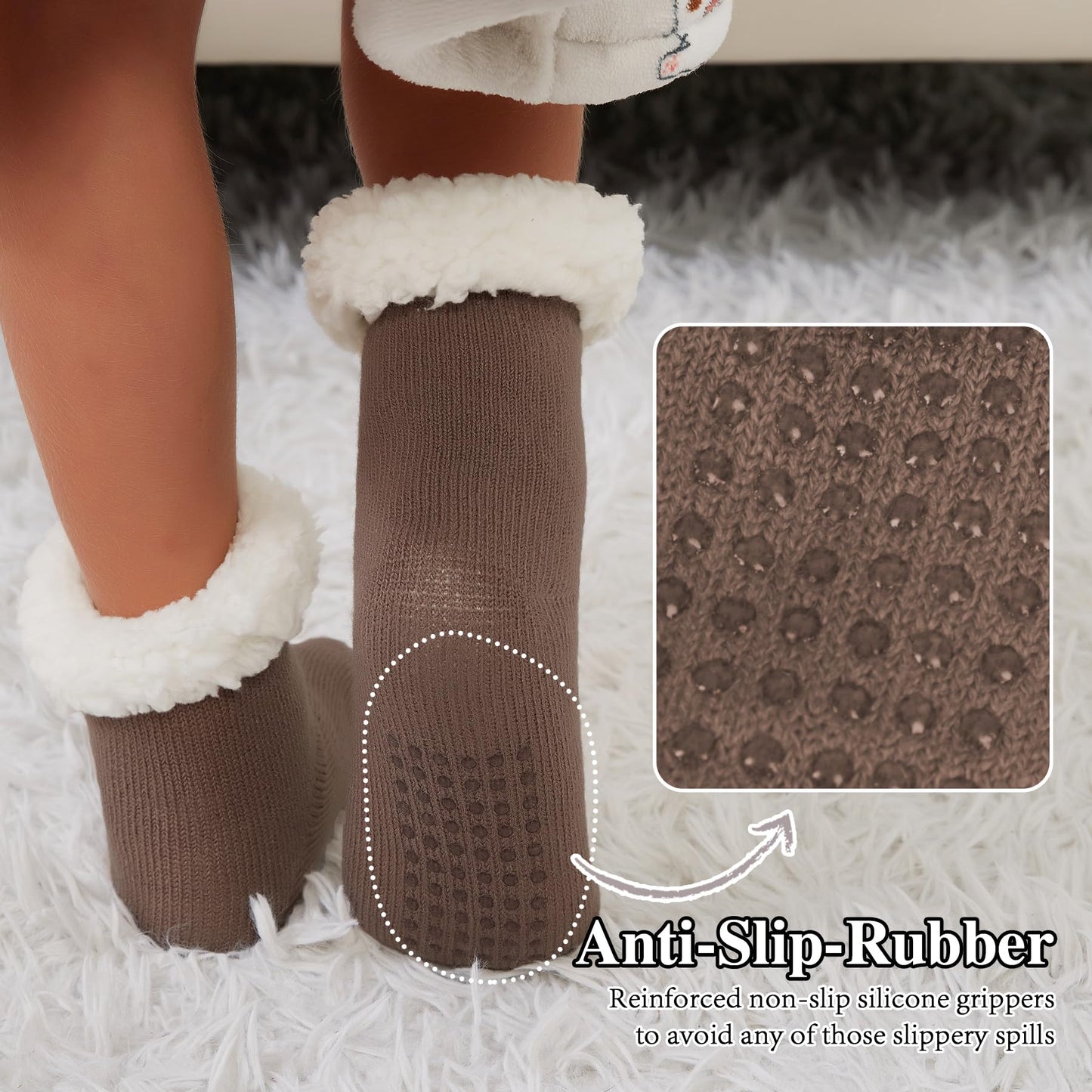 KFUBUO Kids Slipper Socks