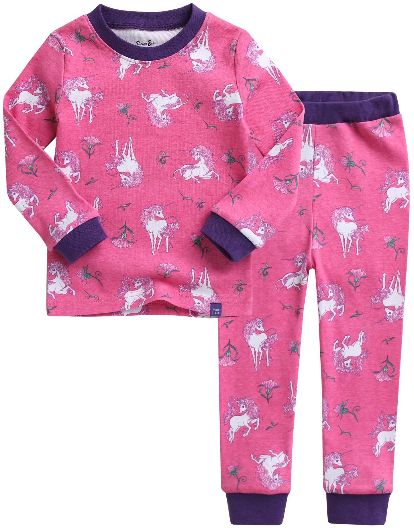 VAENAIT Kids 100% Cotton Pajamas Set