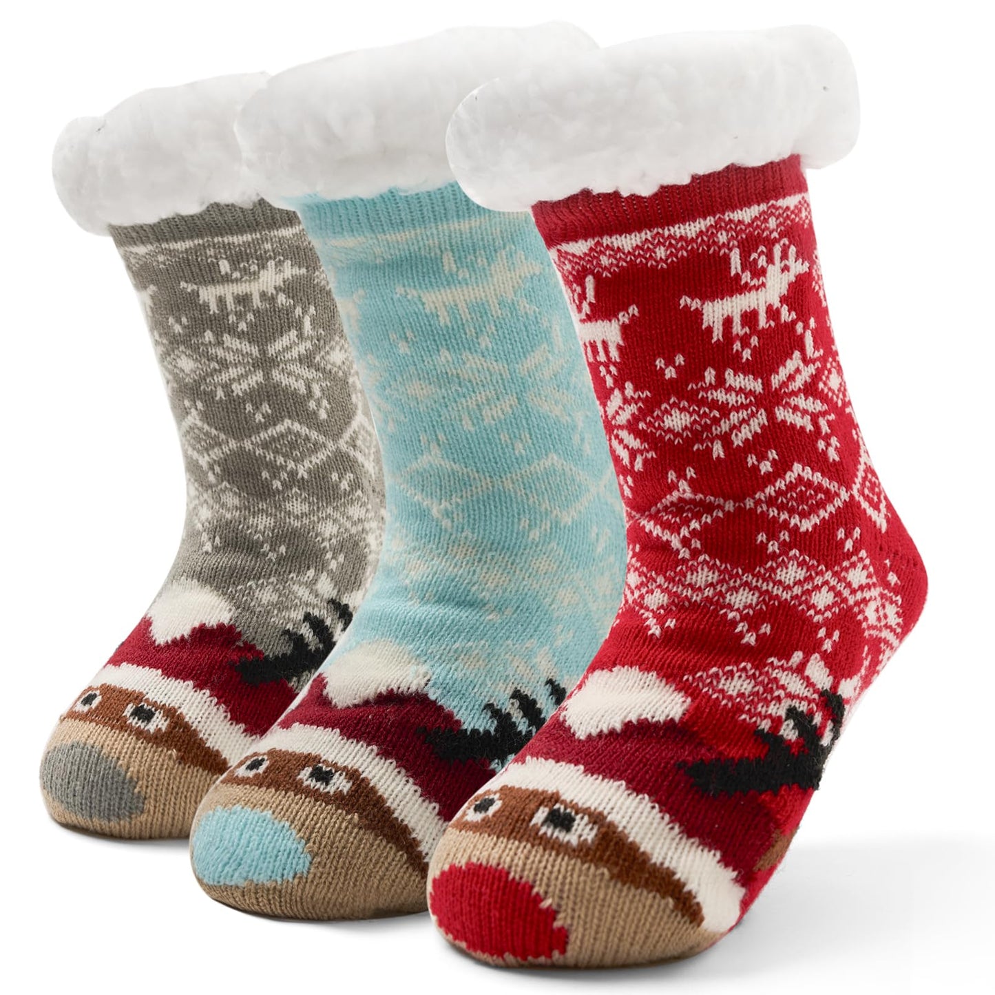 Moon Tree 3 Pack Fuzzy Socks