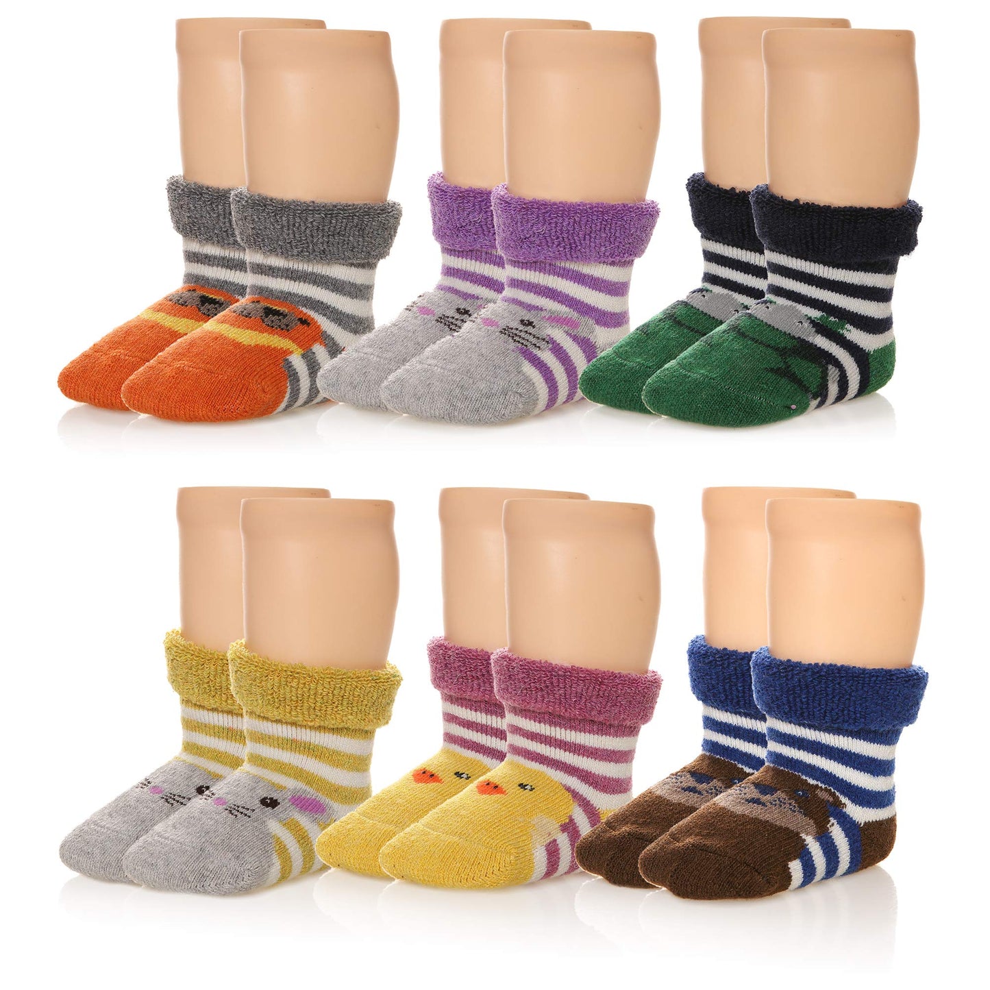 Eocom 6 Pairs Children's Wool Socks