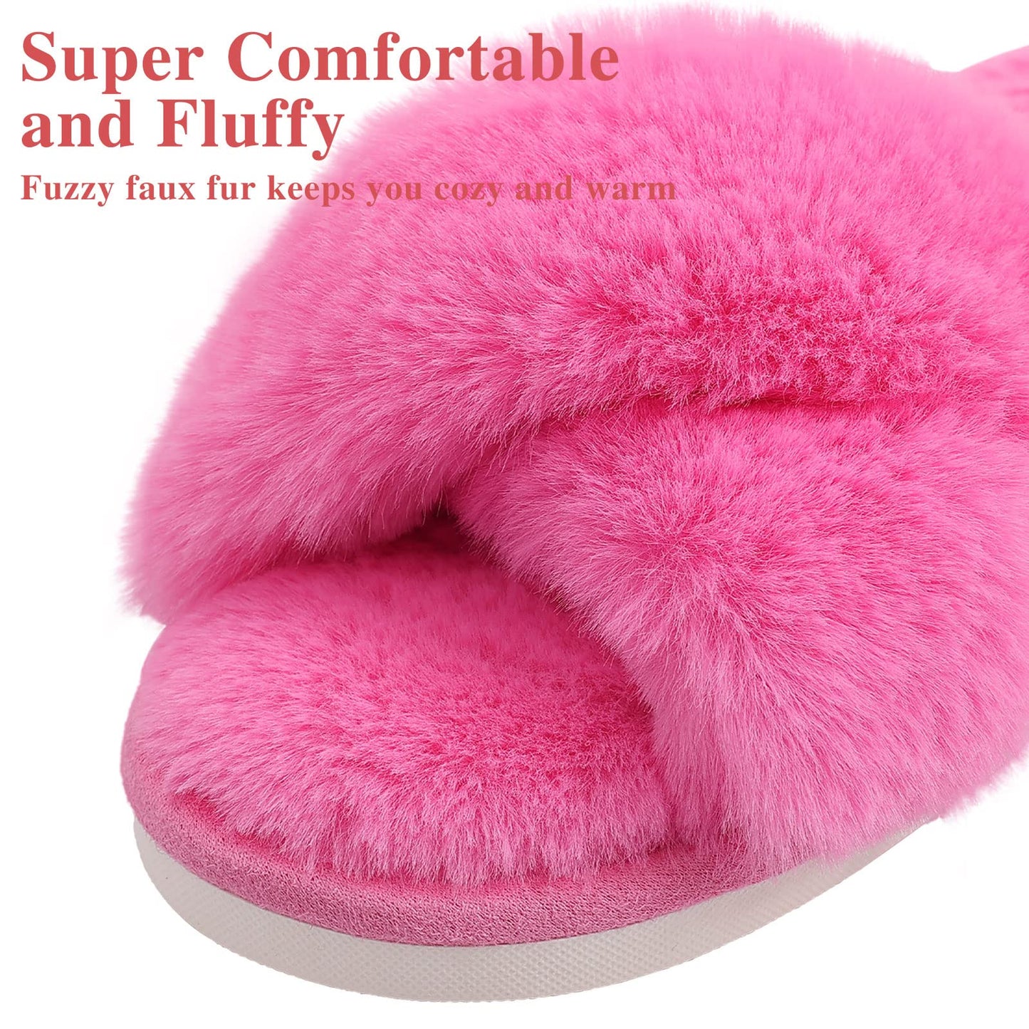 Evshine Fuzzy Slippers