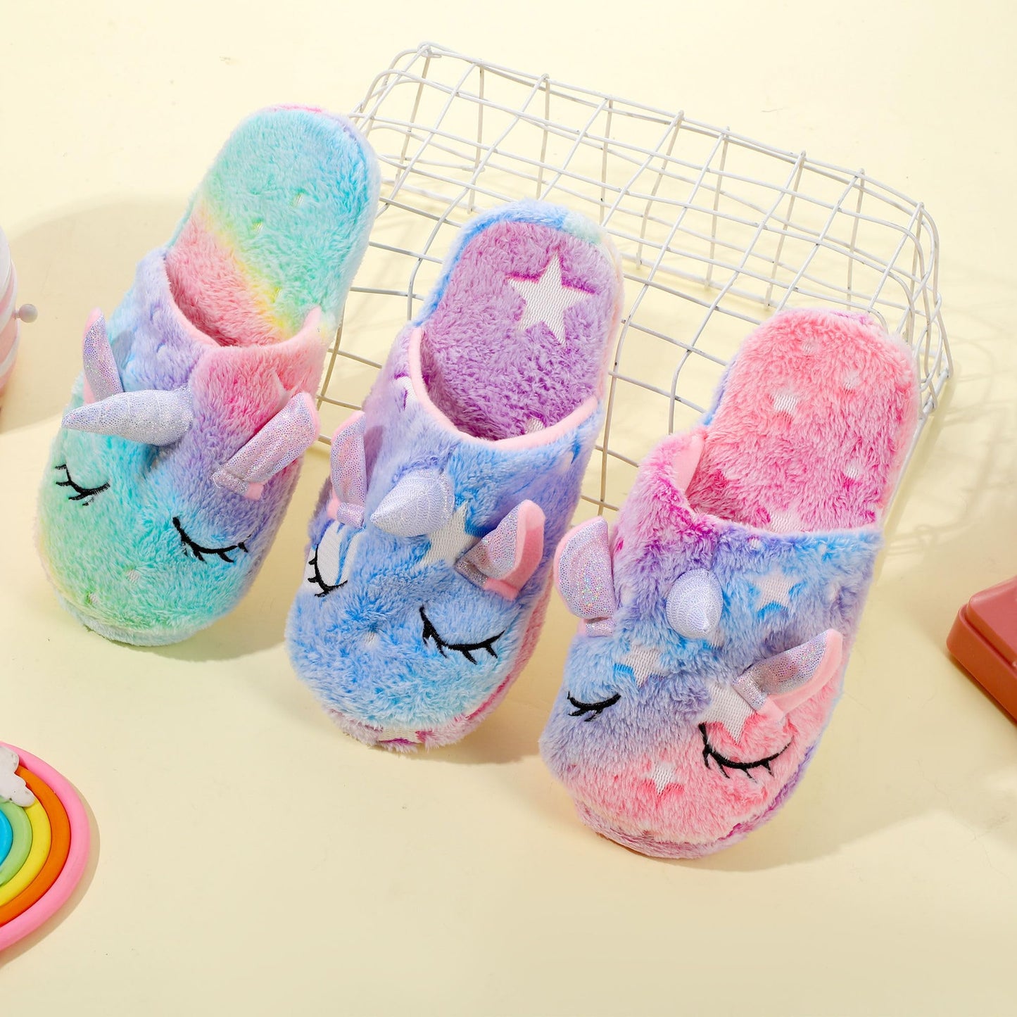 Kids Unicorn Slippers