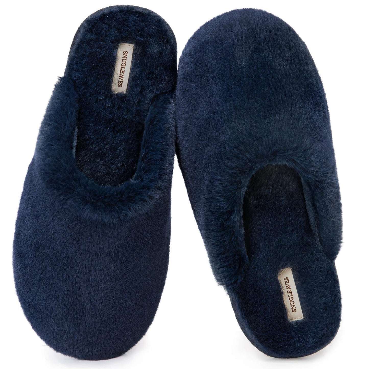 Snug Leaves Women's Fuzzy Scuff Slippers