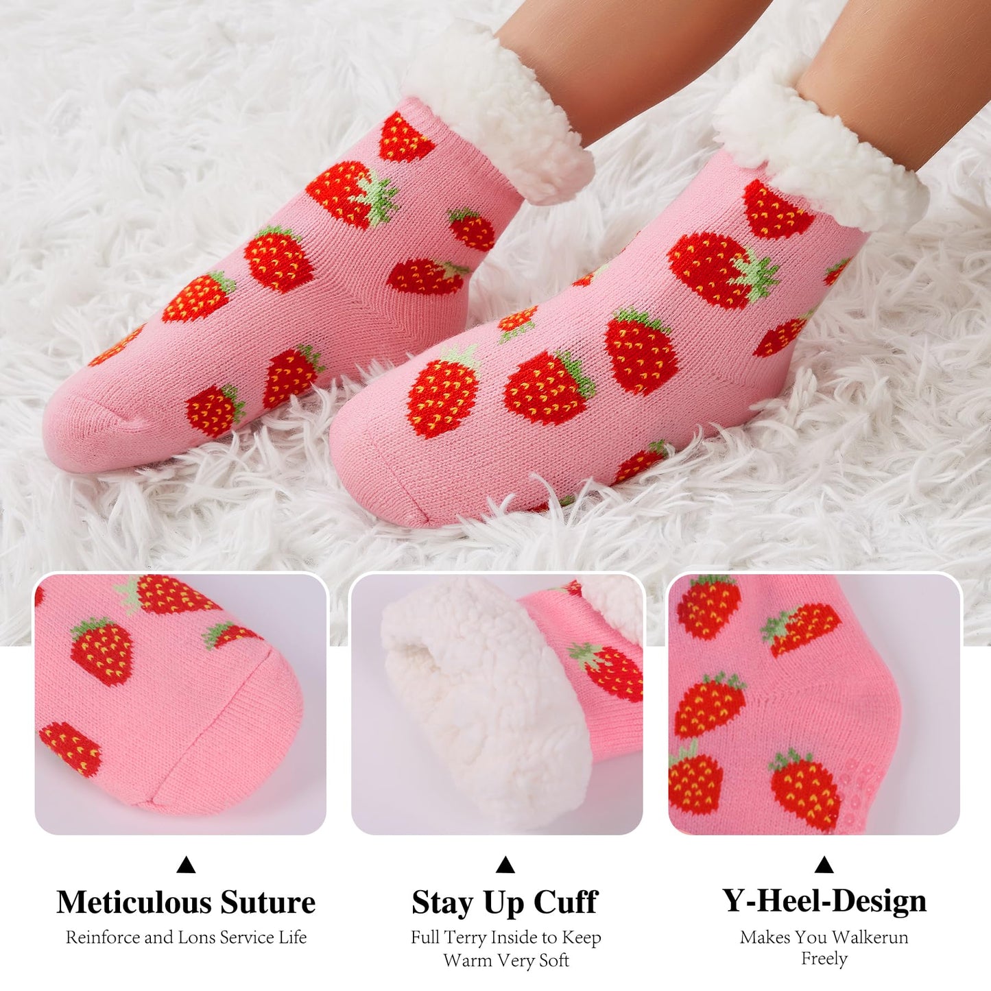 KFUBUO Kids Slipper Socks