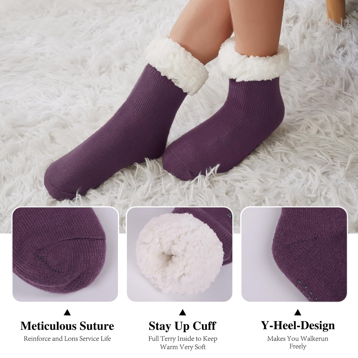 KFUBUO Kids Slipper Socks