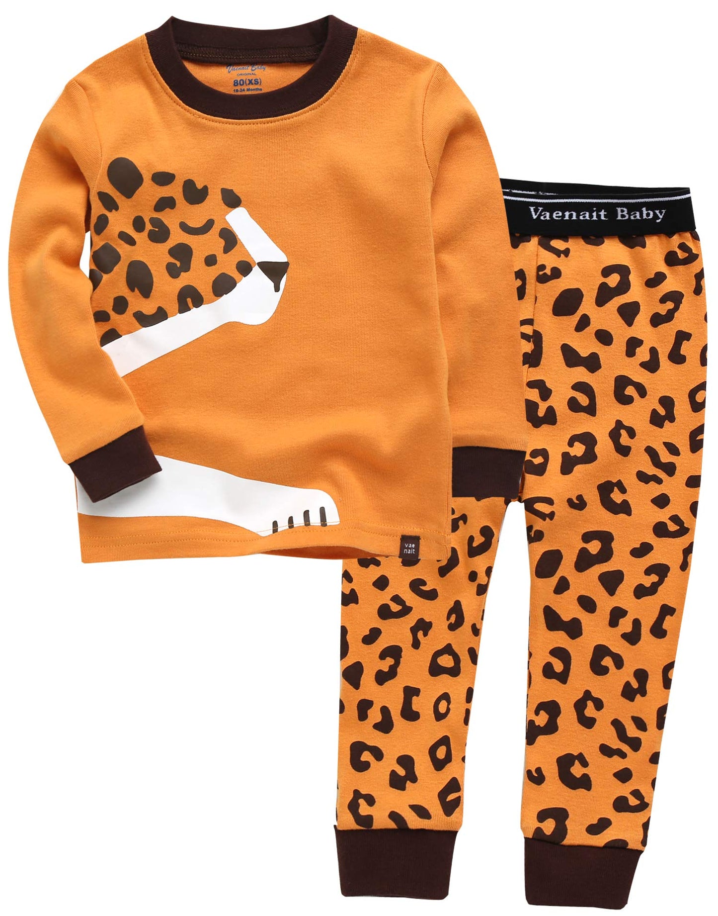 VAENAIT Kids 100% Cotton Pajamas Set