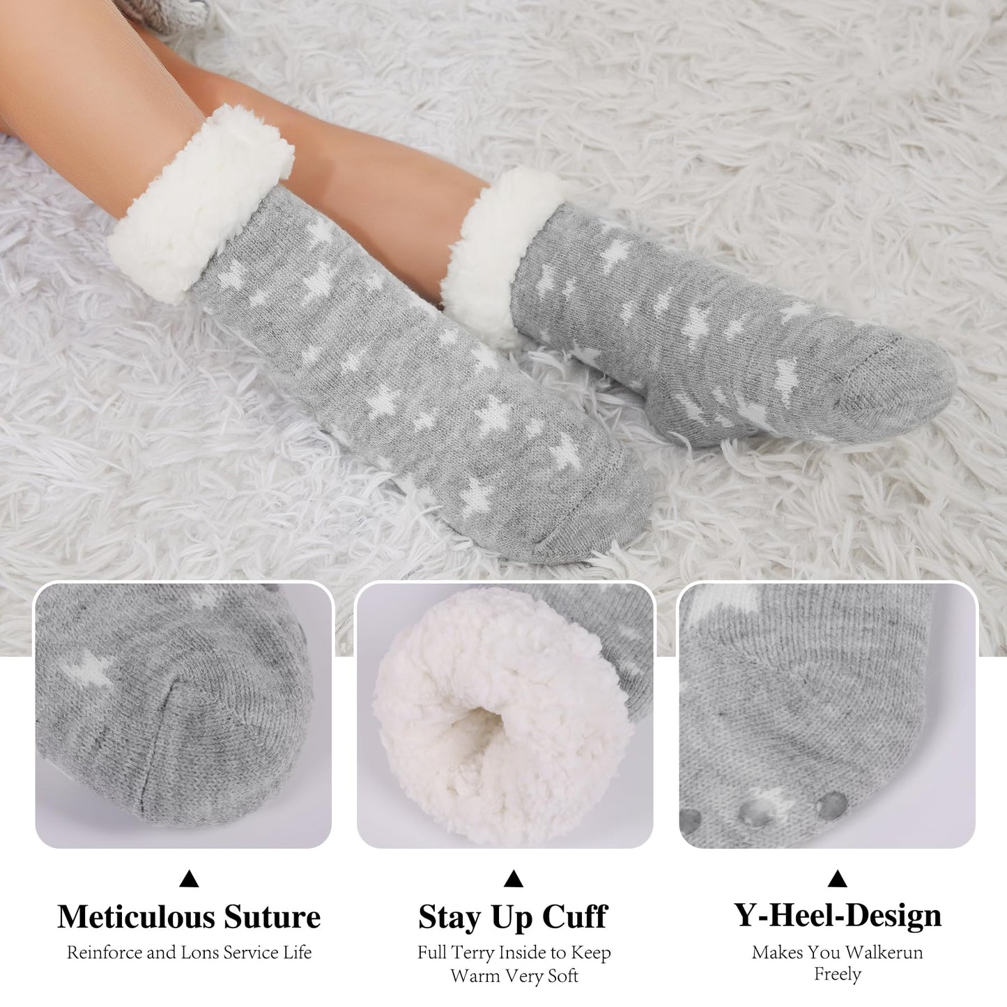 KFUBUO Kids Slipper Socks