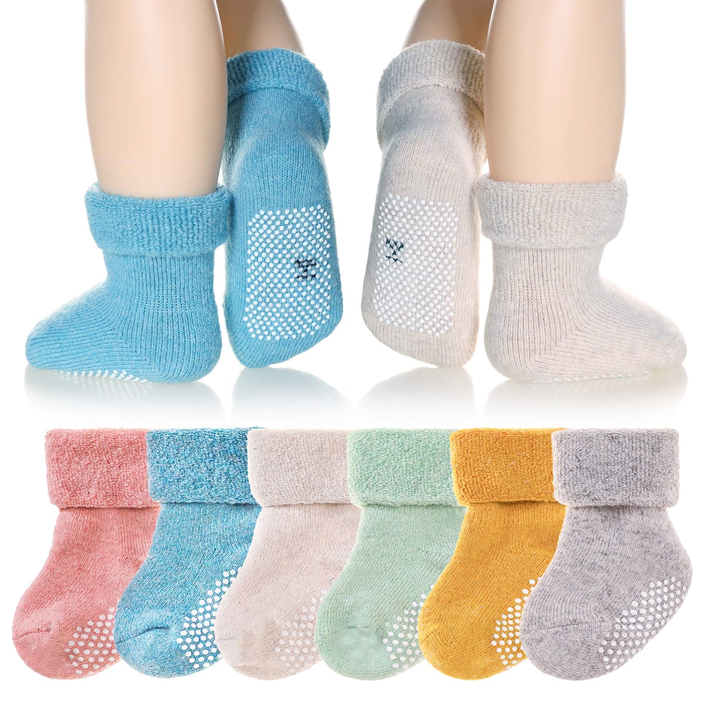 Eyean Baby Wool Grip Sock